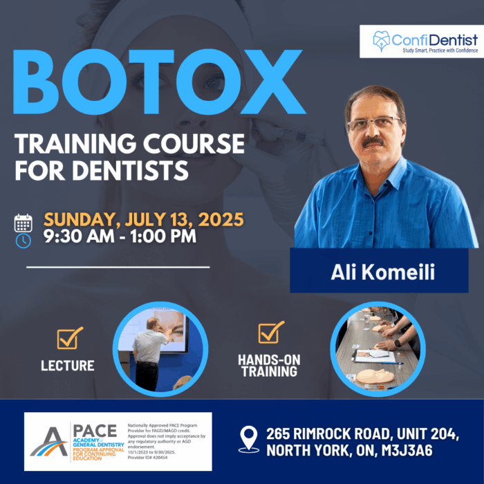 Botox Training Course for Dentists